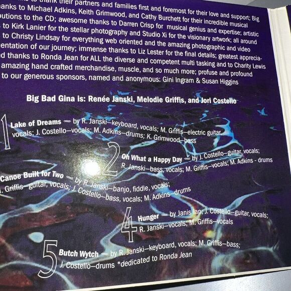 Lake of Dreams by Big Bad Gina (CD, 2011) - Picture 4 of 4